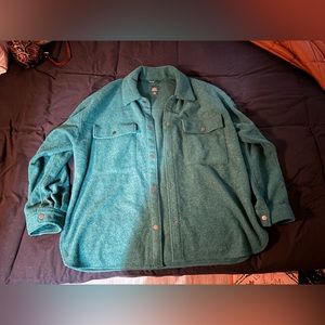 Wild Fable Green Shacket XL